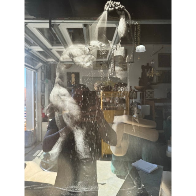 1980s 1980's Herb Bitts Poster " Dan and Fred, Bodyshop Series " Black and White Photographic Poster For Sale - Image 5 of 11