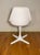 Six 1960s White Maurice Burke Swivel Fiberglass Tulip Dining Chairs, Fully Restored For Sale In Greenville, SC - Image 6 of 12