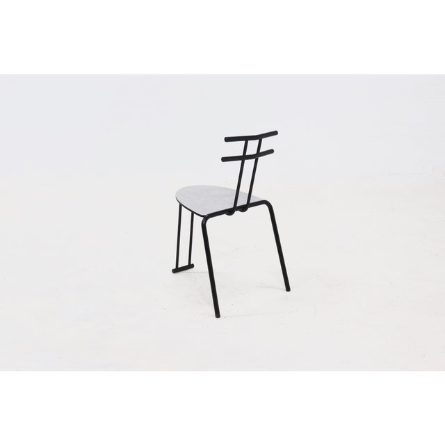 Plastic Postmodern Side Chair, 1980s For Sale - Image 7 of 13