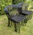 1990s 1990s Pinecrest Woodard Style Patio Garden Dining Set, 9 Pieces For Sale - Image 5 of 8