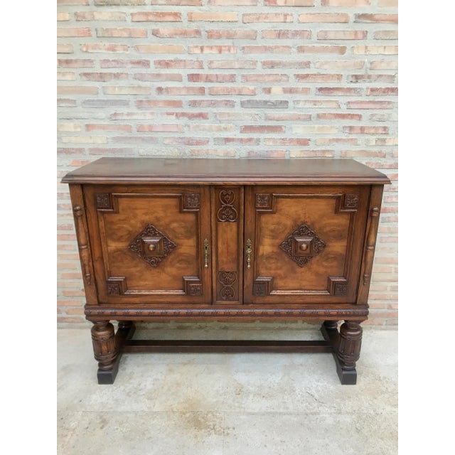 19th Century Catalan Spanish Buffet with 2 Doors For Sale - Image 3 of 12