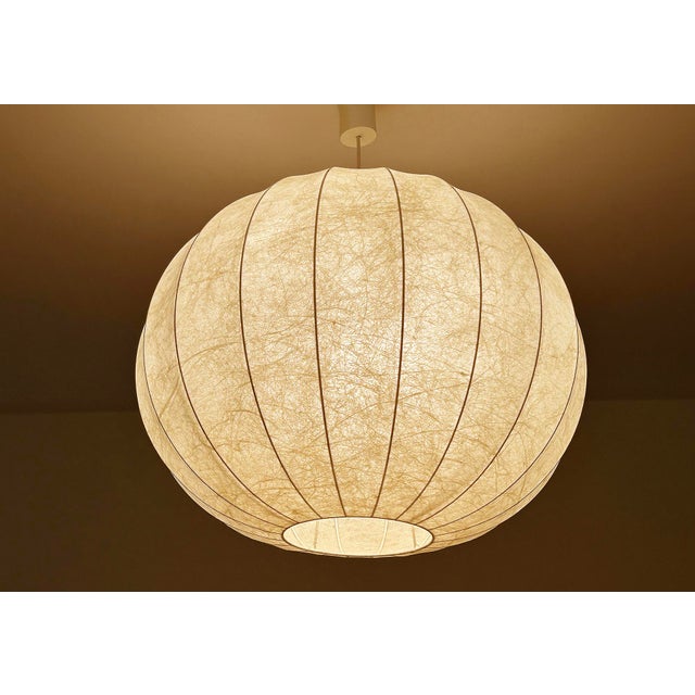 Large Vintage Cocoon Pendant Light from Goldkant Leuchten, 1960s For Sale - Image 13 of 17