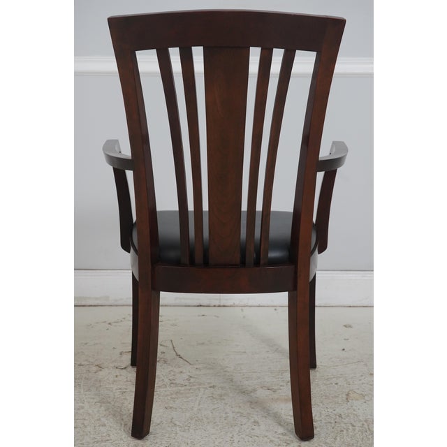 Stickley Set of 6 Stickley Cherry Metropolitan Dining Chairs For Sale - Image 4 of 18