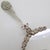 Italian Vintage Italian Handmade Silver Mini Cake Sweet Server Daisy Flower Motif For Sale - Image 3 of 10