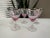 Glass Tiffin Franciscan Pink Wisteria Stemware Glasses With Silver Rims - 11 Pieces For Sale - Image 7 of 13