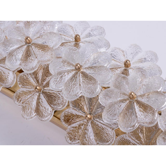 Gold Vintage Wall Sconces in Crystal and Brass by Ernst Palme, Germany, 1960, Set of 2 For Sale - Image 8 of 18