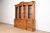 French Karges French Regency Louis XVI Burled Walnut Lighted Breakfront Bookcase Cabinet, Circa 1960s For Sale - Image 3 of 12