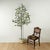 Whimsical mid century Italian lemon tree handcrafted in metal with hand decorated leaves and fruit in a wall mount tole...