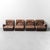 1970s 4-Seater Modular Sofa in Brown Velvet, 1970s, Set of 4 For Sale - Image 5 of 13