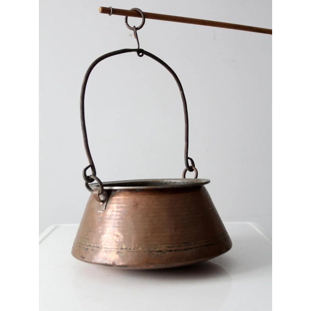 Antique Copper Kettle For Sale - Image 4 of 11