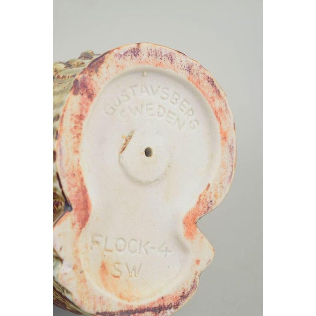 Naturalistic Stoneware Owl Figurines by Sven Wejsfelt for Gustavsberg, 1980s, Set of 6 For Sale - Image 4 of 5