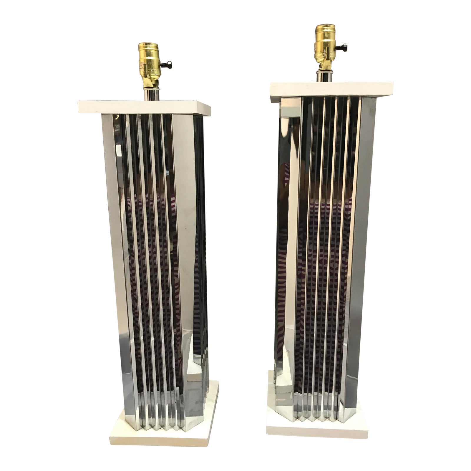 Vintage Sunset Cosco Co Lamps - a Pair | Chairish