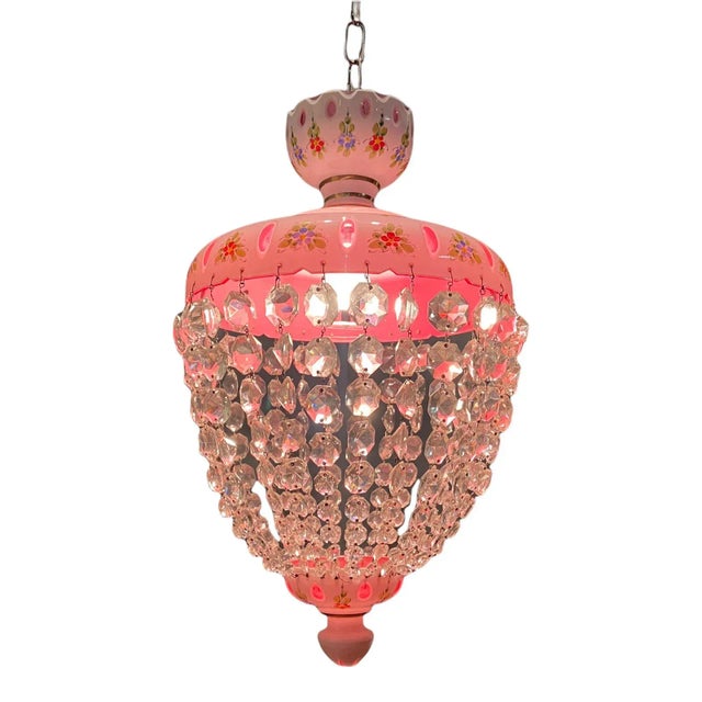 Venetian murano glass light pendant lamp height without chain and ceiling canopy 50 cm height including chain ceiling...