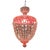 Venetian murano glass light pendant lamp height without chain and ceiling canopy 50 cm height including chain ceiling...