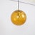 Metal Large Glass Pendant Light attributed to Peill & Putzler, Germany, 1970s For Sale - Image 7 of 8