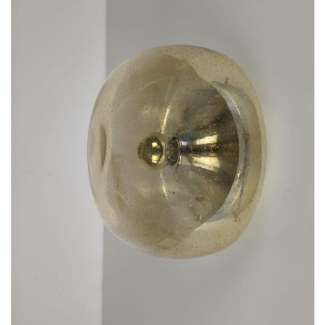 Italian Space Age Bubble Glass Ceiling Light, 1970s For Sale - Image 6 of 18