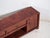 Antique low sideboard in pine wood, chinese provincial furniture with vermilion lacquer originating from gansu and dated...
