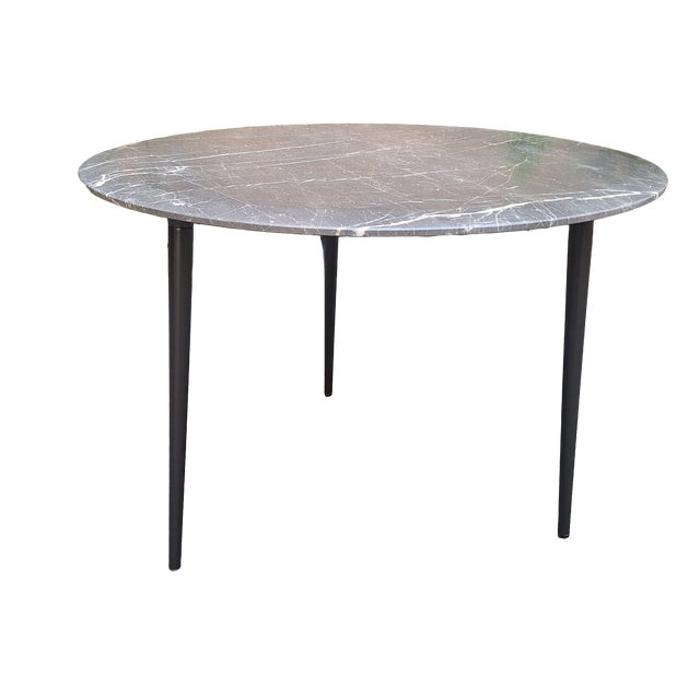 Belsize Model Coffee Table in Iron with Grey Orobic Marble Top by Rodolfo Dordoni for Molteni & C For Sale