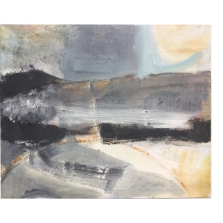 Peter Rossiter Winter Sun. Contemporary Mixed Media Painting 2018 For Sale