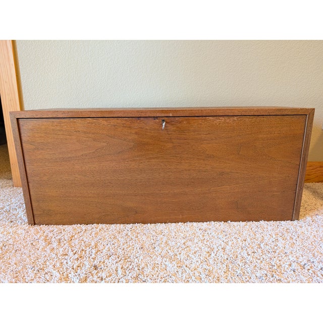 1960s Mid Century High Teak Wall Unit Shelving Attributed to Poul Cadovius For Sale - Image 9 of 14