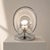 Chrome 1970s Italian Mazzega Style Chrome and Murano Glass Table Lamps - Pair For Sale - Image 8 of 8