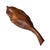 Leaf Bowl in Olive Wood from Atelier Falfer, 1950s For Sale - Image 4 of 11