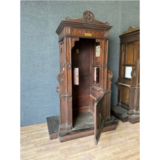 Catholic Confessionals, 1890s, Set of 2 For Sale - Image 9 of 11