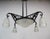 Metal Art Deco Hanging Lamp by Schneider, 1930s For Sale - Image 7 of 8