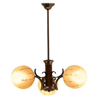 Art Deco Chandelier, 1930s For Sale