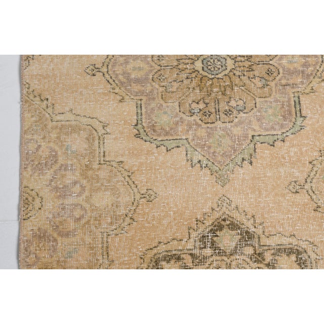 Handknotted Vintage Handmade Runner For Sale - Image 6 of 10