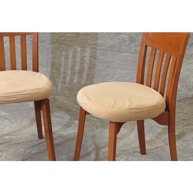 Wood Set of Chairs by Vico Magistretti for Cassina For Sale - Image 7 of 10