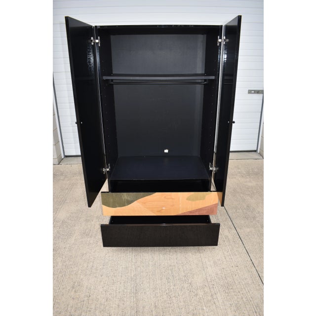 1980s Vintage Carlo Malnati Colorful Italian Made Clothing Armoire For Sale In Columbus - Image 6 of 10