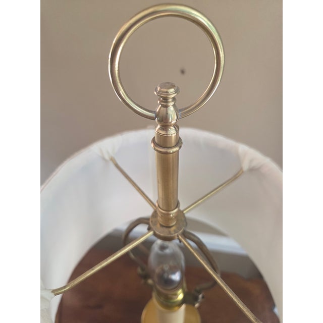 English Frederick Cooper Vintage Brass Candlestick Lamp For Sale - Image 3 of 8
