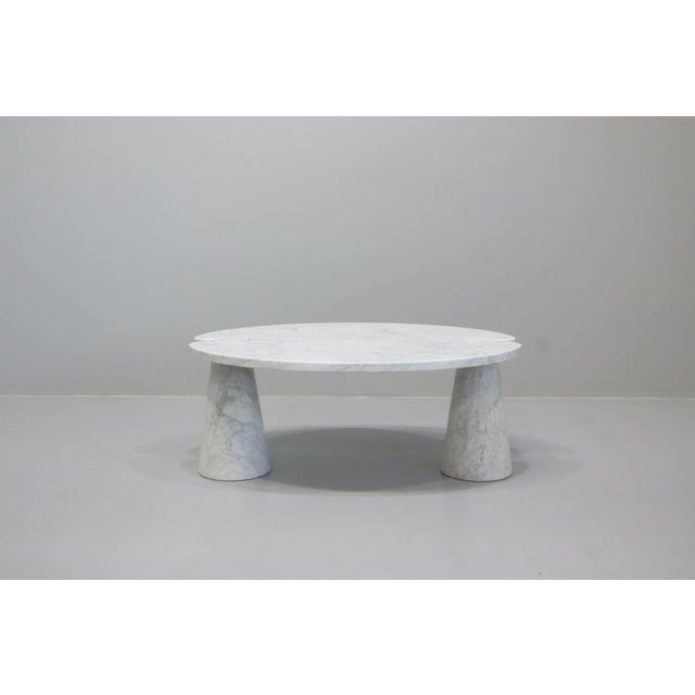 Angelo Mangiarotti Vintage Carrara Coffee Table by Angelo Mangiarotti, 1975 For Sale - Image 4 of 18