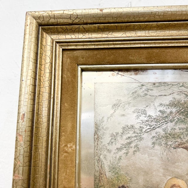 French Art Silverplate: Le Colin-Maillard Etching Jacques Firmin Beauvarlet For Sale - Image 4 of 11