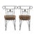 Mid 20th Century Pair of Iron Sun Chairs For Sale - Image 4 of 6