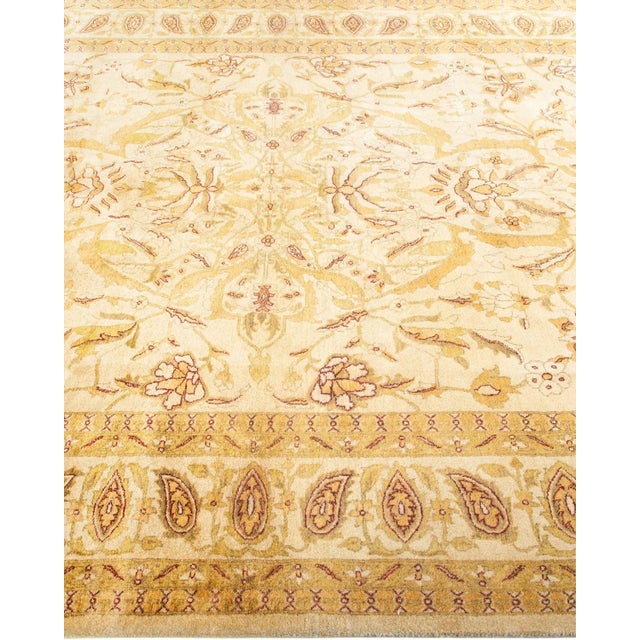 Solo Rugs Vintage Moroccan Hand Knotted Wool Area Rug, Ivory - 6'1" X 9'3" For Sale - Image 4 of 9