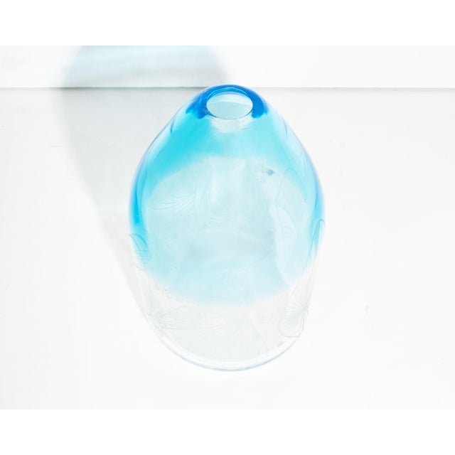 Glass Peter Pelzel 2004 “Vario” Murano Art Glass Vase For Sale - Image 7 of 8