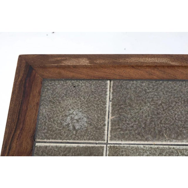 Kvalitet Rosewood & Tile Mid-Century Side Tables For Sale - Image 11 of 13