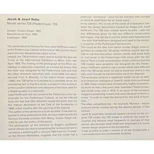 Wood Set of Secessionistic Armchairs by Josef Hoffmann for Thonet, 1920s For Sale - Image 7 of 17