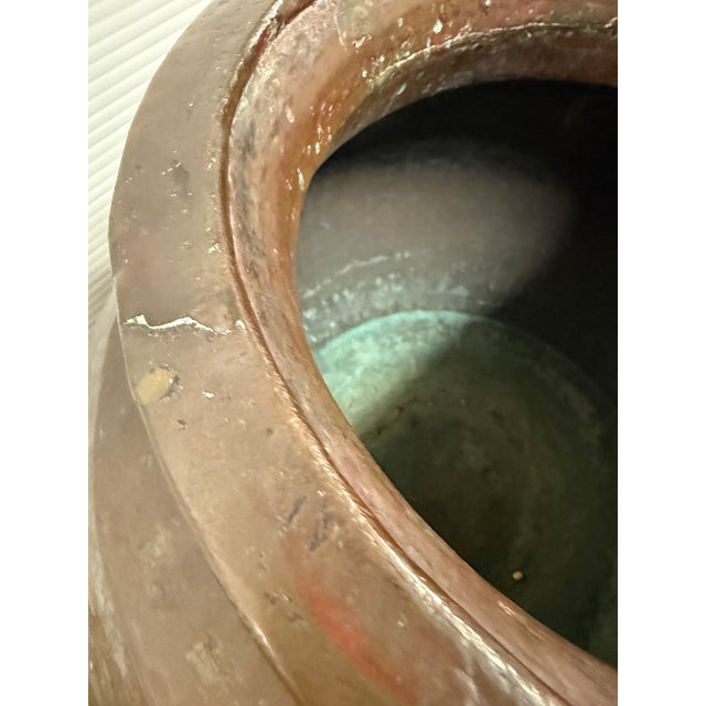 Indian Copper Water Vessel, Antique For Sale In San Francisco - Image 6 of 12