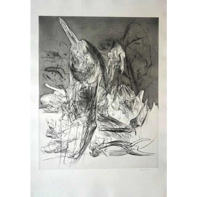 Engraving, 1980 Handsigned by the artist in pencil Edition : 31/50 91.00 cm. x 63.00 cm. 35.83 in. x 24.8 in. (paper)...