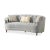 Classic tufted Curved back bench seat sofa. Curvaceous and shapely, with traditional elements like button-tufting and...