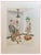Antonio Segui, Juanito's Hat 4, 1996, Watercolor Engraving For Sale