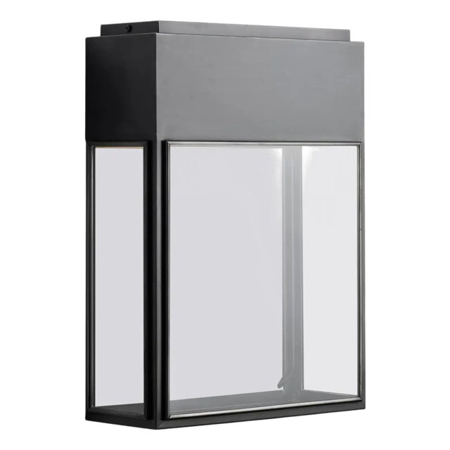 Tekna Marlow Wall Light With Dark Bronze Finish and Clear Glass For Sale