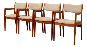 Mid 20th Century Danish Modern Teak Armchairs