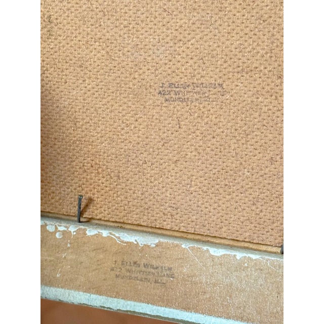 J. Ellen Wilhelm (American, 20th Century) Landscape Oil Painting on Board For Sale In Dallas - Image 6 of 8