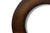 English Circular Dark Wood Frame for Picture or Mirror For Sale - Image 3 of 5