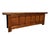 Chinese 91" Long Hand Carved Poplar 6 Door Sideboard For Sale - Image 3 of 7