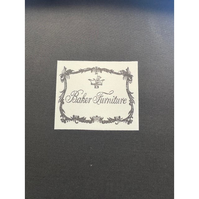 Wood Art Deco Style Barbara Barry for Baker Furniture Petite Club Chair For Sale - Image 7 of 7